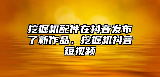 挖掘機(jī)配件在抖音發(fā)布了新作品，挖掘機(jī)抖音短視頻