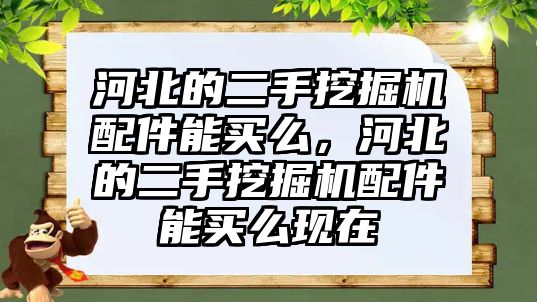 河北的二手挖掘機配件能買么，河北的二手挖掘機配件能買么現(xiàn)在