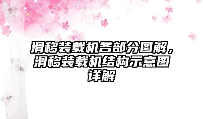 滑移裝載機各部分圖解，滑移裝載機結(jié)構(gòu)示意圖詳解